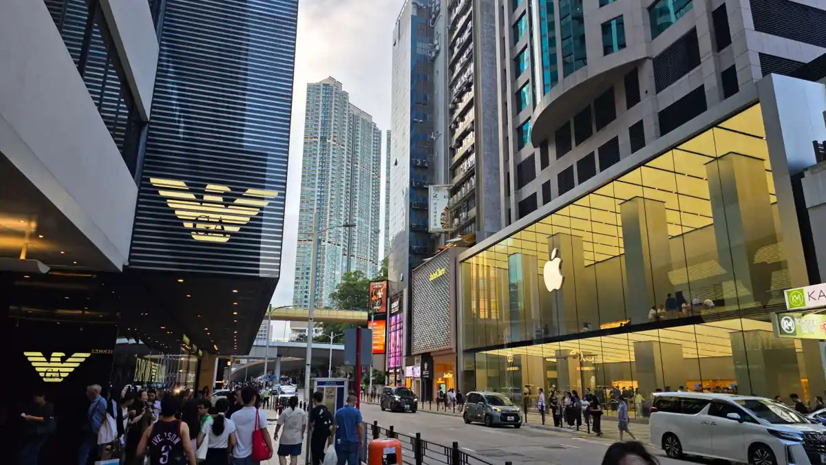apple_store_hk 침사추이 애플 매장 사진